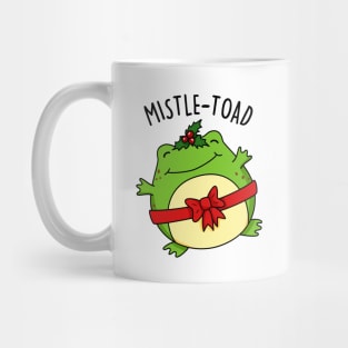 Mistletoad Cute Christmas Mistletoe Toad Pun Mug